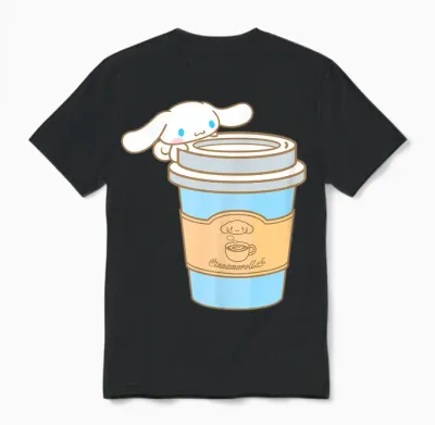 Cinnamoroll Cup of Coffee to Go Unisex T-Shirt - Black