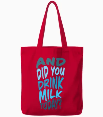 T-Shirt with a Funny Phrase as a Gift, Sarcasm Tote Bags - Red