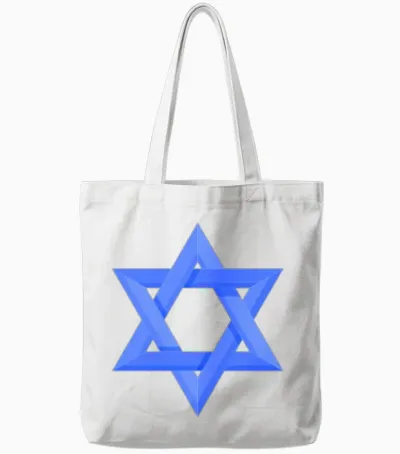 Star of David Tote Bags - White