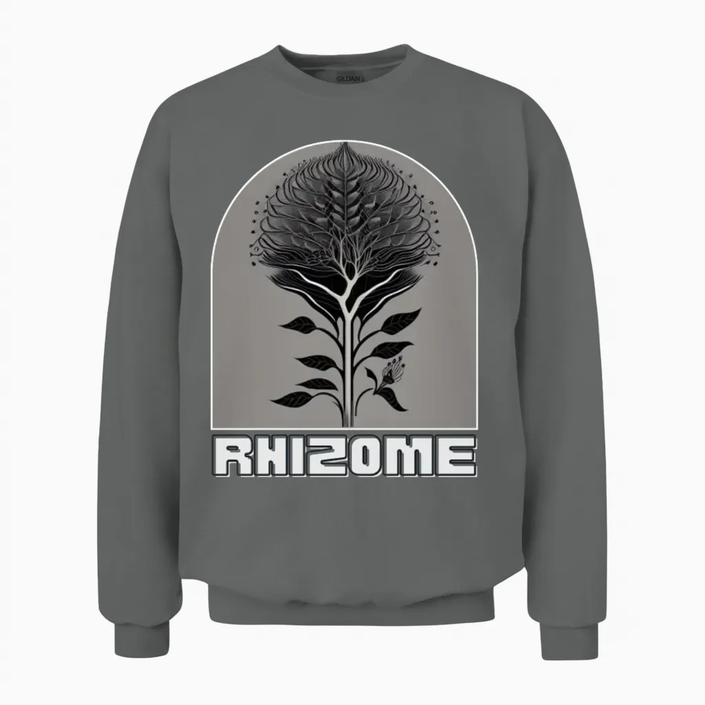 Botanic Beauty Unisex Sweatshirt in Graphite Heather