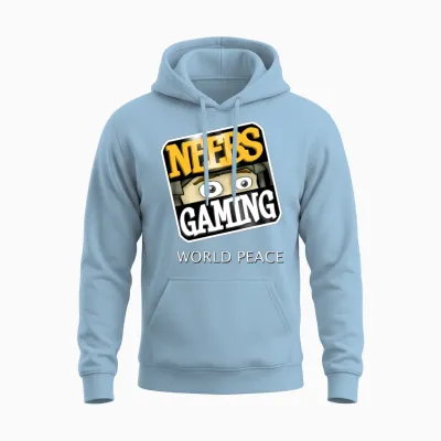 Neebs Gaming Unisex Hoodie - Light Blue