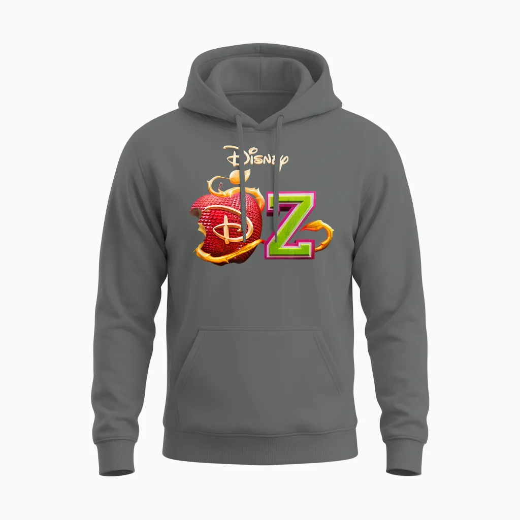 Descendants/zombies: Worlds Collide Tour Logo Unisex Hoodie in Graphite Heather