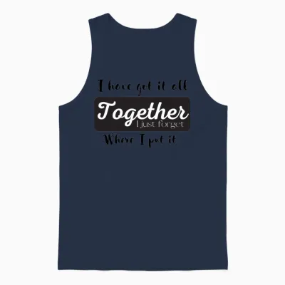 I Have Got It All Together Unisex Tank Top - Navy