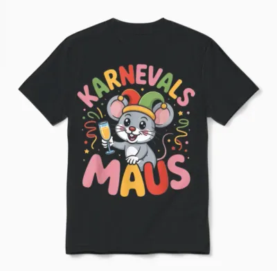 Carnival Mouse Carnival Cologne for Cologne Alaaf Carnival Mouse Unisex T-Shirt - Black
