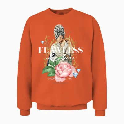 Bridgerton Flawless My Dear Unisex Sweatshirt - Orange