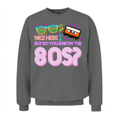 1980 Retro 80s Unisex Sweatshirt - Graphite Heather