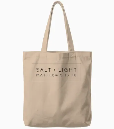 Salt Light Matthew Tote Bags - Natural