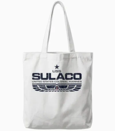 U.s.s Sulaco Tote Bags - White