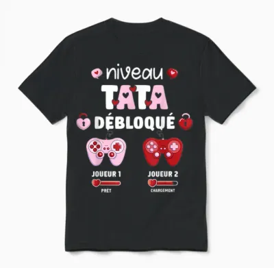 Tata Gamer Running Future Tata 2025 Announces Auntie 2025 T-Shirt, Black, S Unisex T-Shirt - Black