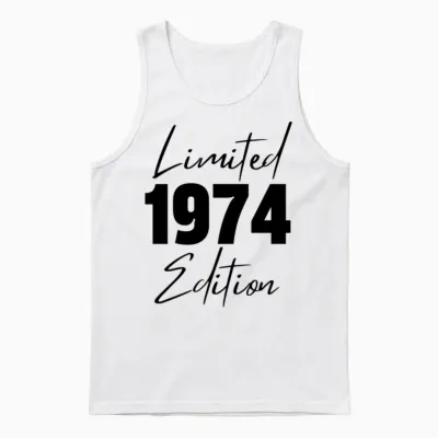 1974 Limited Edition Unisex Tank Top - White