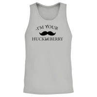 I'm Your Huckleberry Unisex Tank Top - Ash – 2