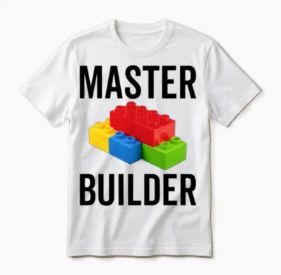 Master Builder Unisex T-Shirt - White