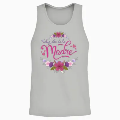 Feliz Dia De La Madre - Happy Mother's Day Unisex Tank Top - Ash