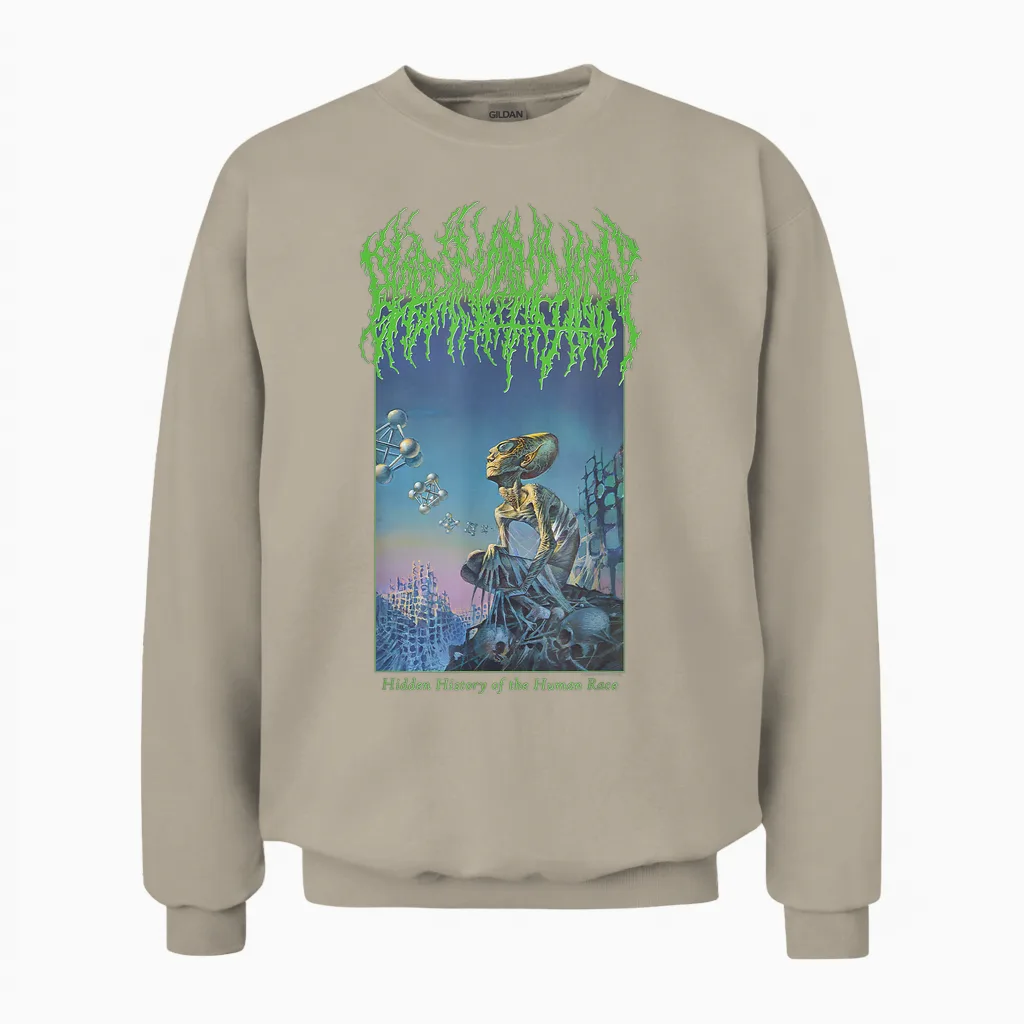 Blood Incantation Official Merchandise - Hhothr Unisex Sweatshirt in Sand