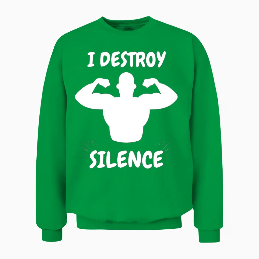 Funny Gym & Lifting Unisex Sweatshirt in Irish Green