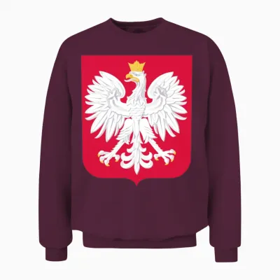 Poland Unisex Sweatshirt - Maroon