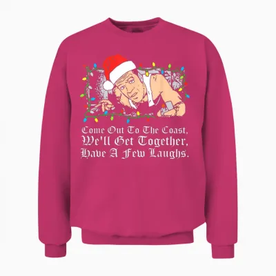 Come Out to the Coast, We'll Get Together Design Unisex Sweatshirt - Heliconia