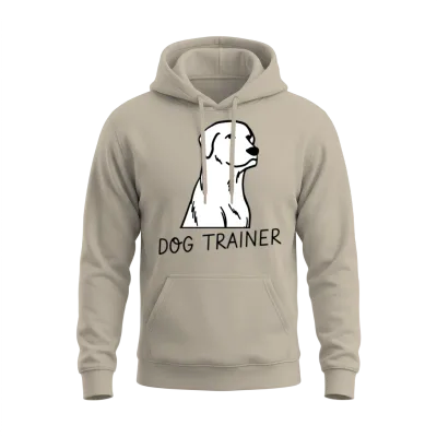 Dog Trainer Unisex Hoodie - Sand