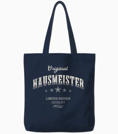 Hausmeister Limited Edition Tote Bags - Navy