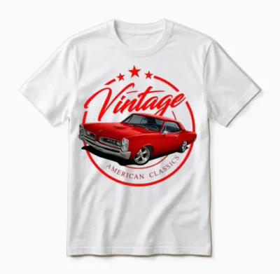 Vintage Red Gto Unisex T-Shirt - White