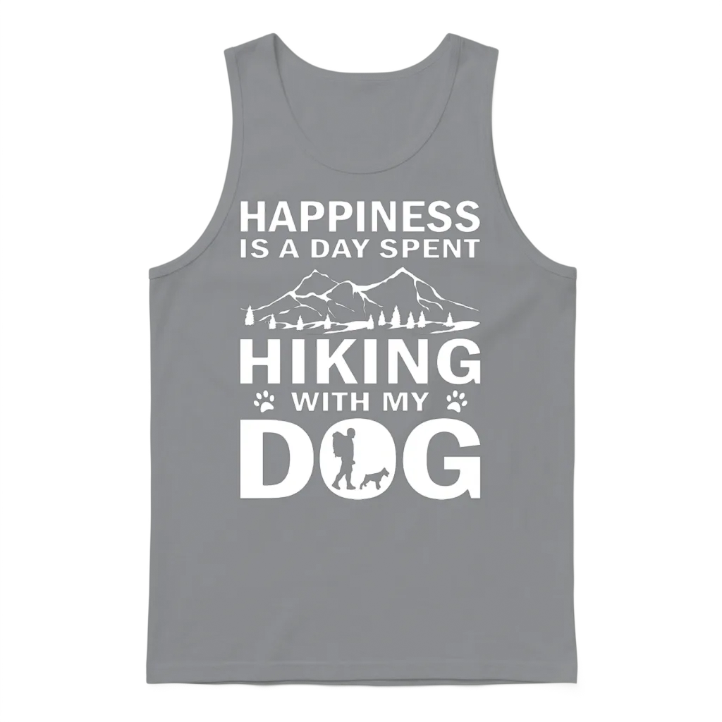 Hiking Dog Lover Lovers Unisex Tank Top - Sport Grey