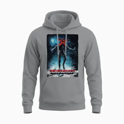 Stranger Things 4 Demogorgon Mountain Walk Unisex Hoodie - Sport Grey