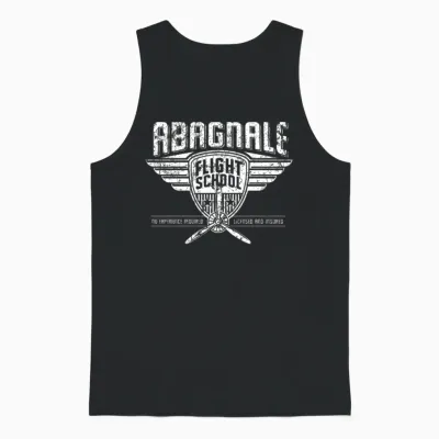 Abagnale Flight School Unisex Tank Top - Black