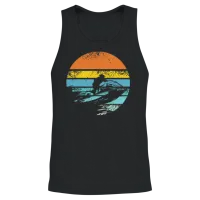 Jet Ski Retro Unisex Tank Top - Black – 2