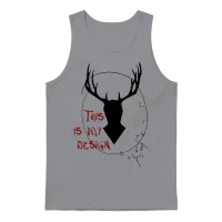 Hannibal - This Is My Des Unisex Tank Top - Sport Grey – 1