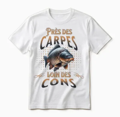 Gift for Carp Fishing Unisex T-Shirt - White