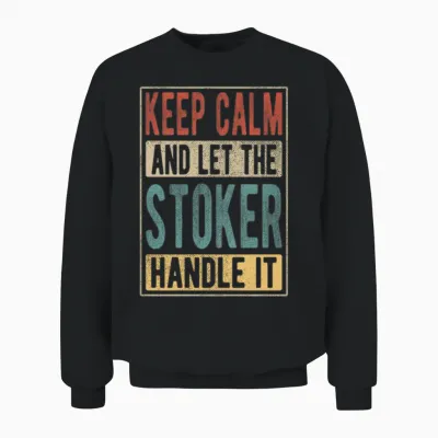 Stoker Retro Gift Unisex Sweatshirt - Black