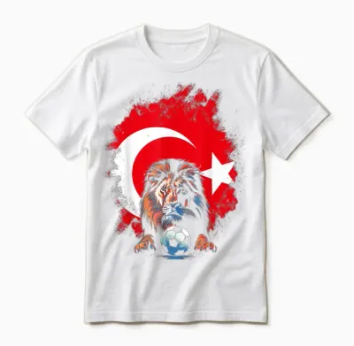 Türkiye Geschenk Für Türkei Fußball Fußball Europa Unisex T-Shirt - White