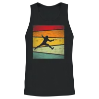 Fencing Retro Unisex Tank Top - Black – 2