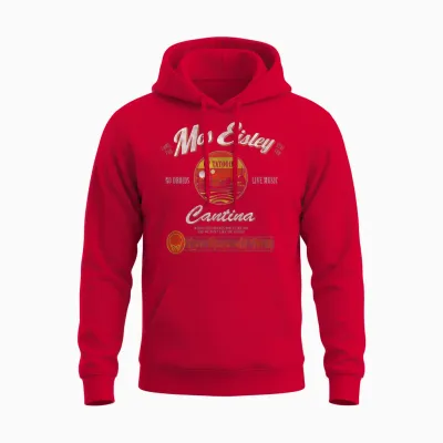 Star Wars Classic Mos Eisley Cantina Live Music All Week Ad Unisex Hoodie - Red