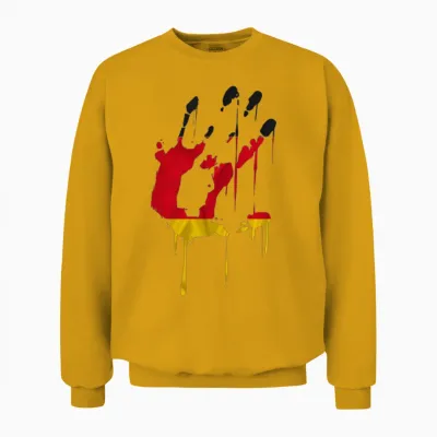 Germany Flag Art Unisex Sweatshirt - Gold