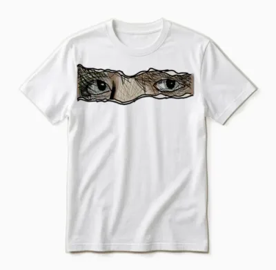Eyes Human Unisex T-Shirt - White