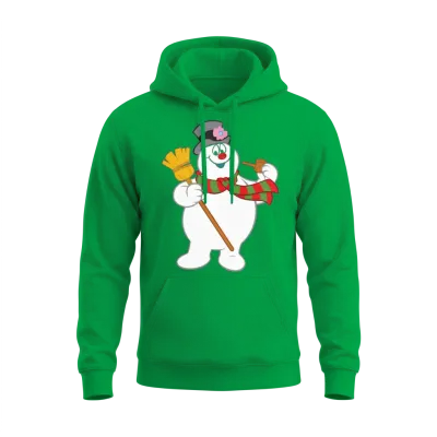 Frosty the Snowman New Sku Unisex Hoodie - Irish Green