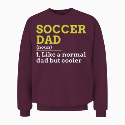 Soccer Dad Unisex Sweatshirt - Maroon