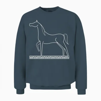 Arabian Horse Unisex Sweatshirt - Dark Heather