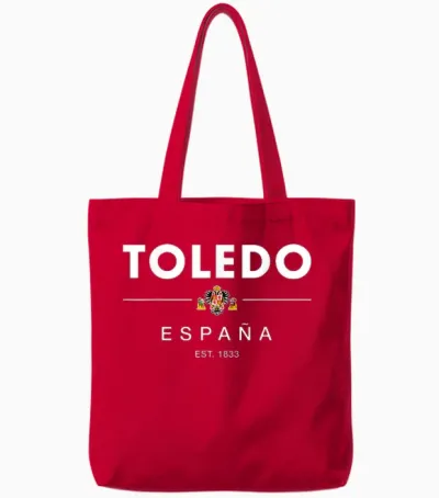 Toledo Espagne Vacances à Tolède Espagne Toledo Voyage En Famille Tote Bags - Red