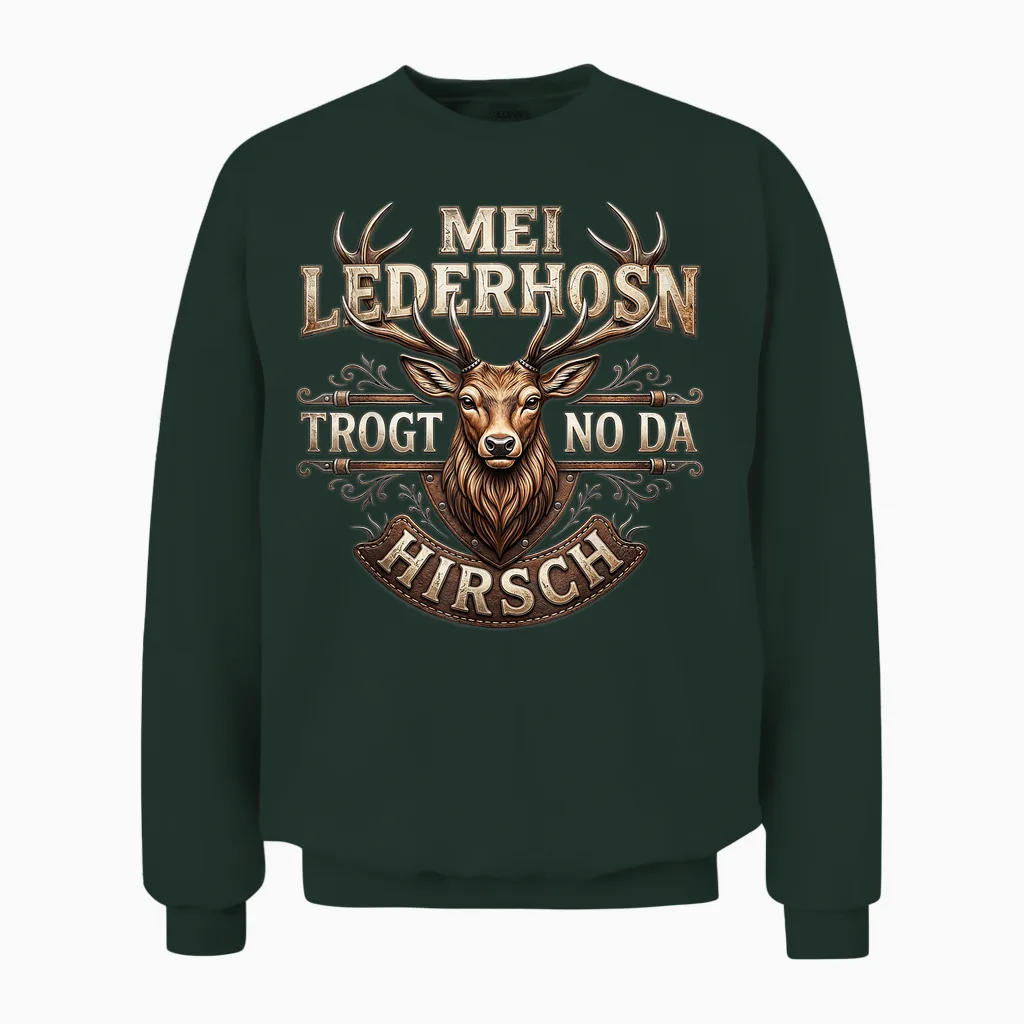 Trachtenshirt Herren Trachten Shirt Passend Für Oktoberfest Unisex Sweatshirt in Forest