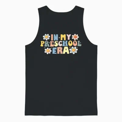 In My Preschool Era Unisex Tank Top - Black