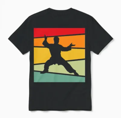Mma Retro Unisex T-Shirt - Black