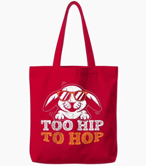 Oster Osterhase Spruch Hasen Kostüm Ostern Ostereier Tote Bags in Red