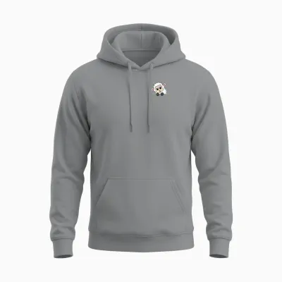 Funny Sheep Pocket Gift Unisex Hoodie - Sport Grey