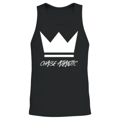 Chase Atlantic Large Crown Unisex Tank Top - Black