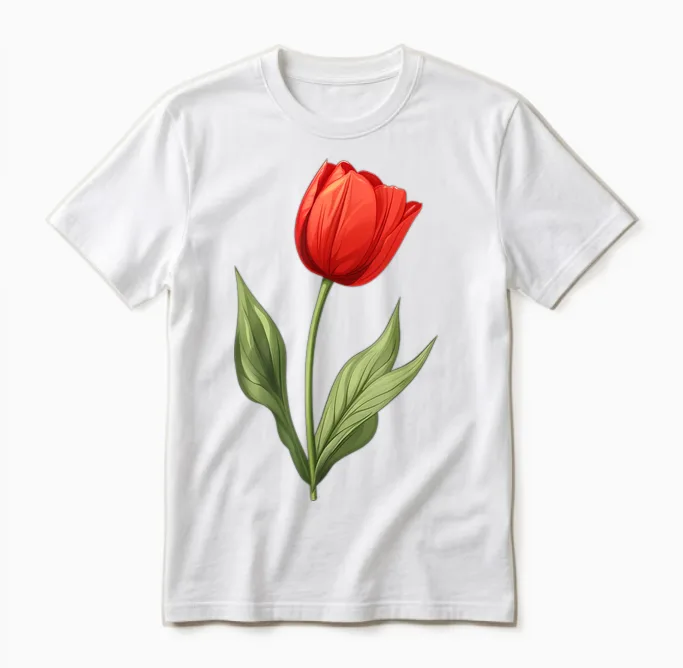 Gardener Tulips Spring Garden Tulip Funny Tulip Unisex T-Shirt in White