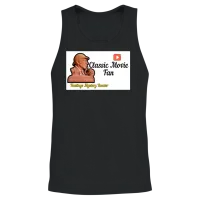 Classic Movie Fan Sherlock Hastings Mystery Unisex Tank Top - Black – 2