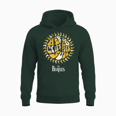 Die Beatles - Hier Kommt Die Sonne Unisex Hoodie - Forest