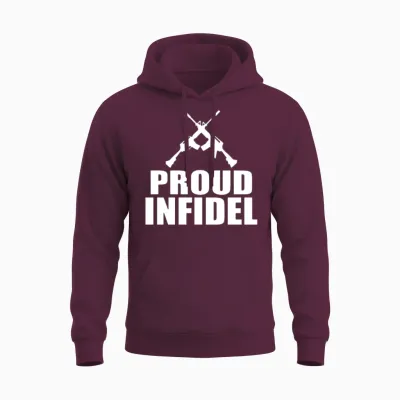 Anti Isis Anti Terrorism Unisex Hoodie - Maroon